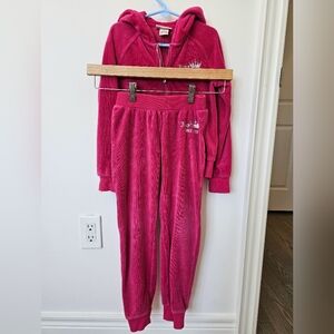Juicy Couture girls Hoodie and Jogger set Size 7